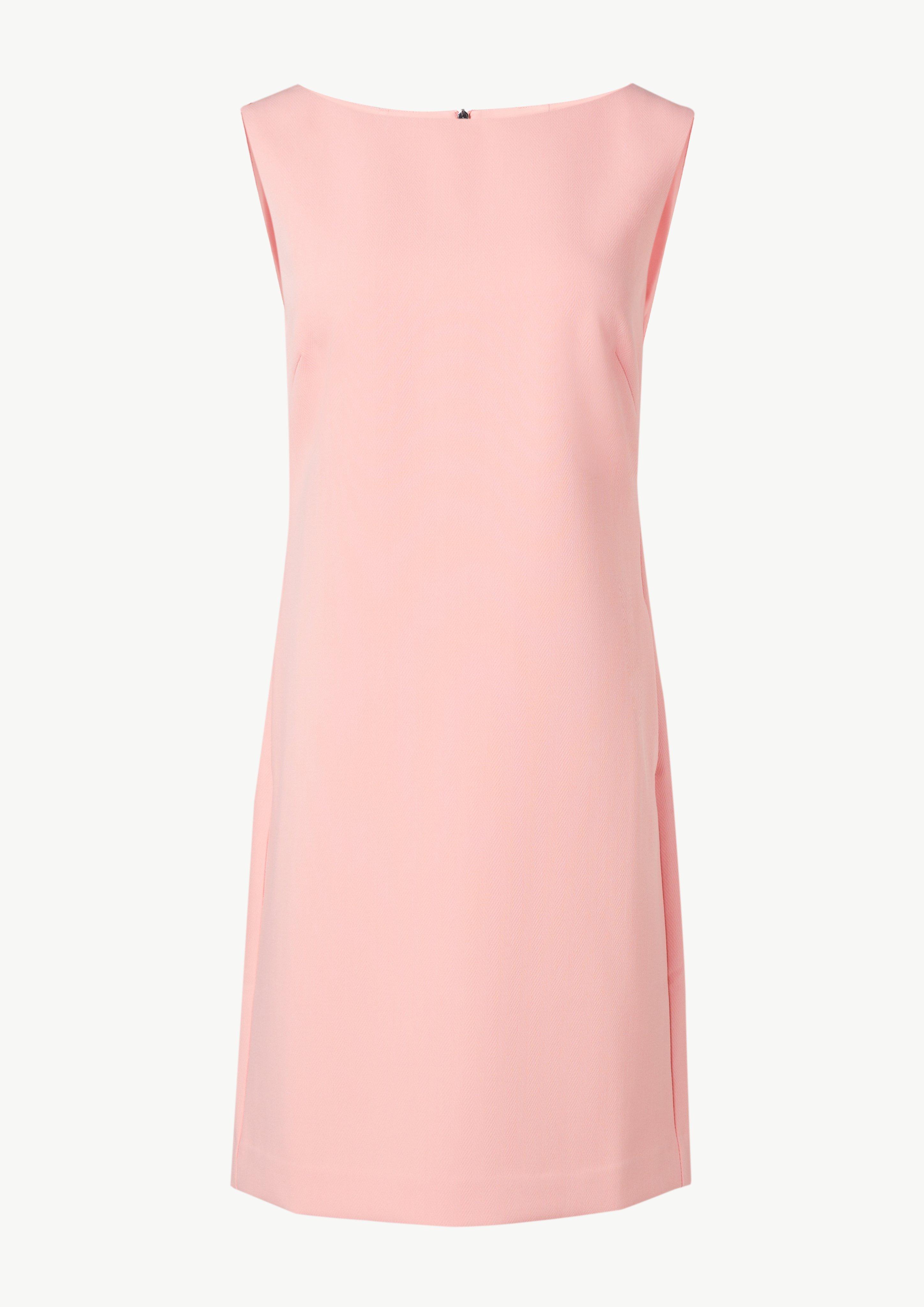 Etuikleid mit Herringbone-Struktur - rosa