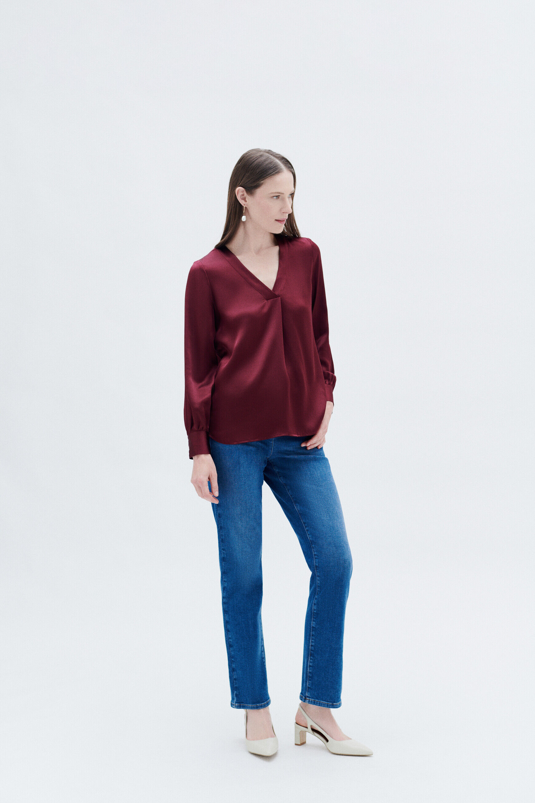 Blouse cmilana2 bordeaux femme
