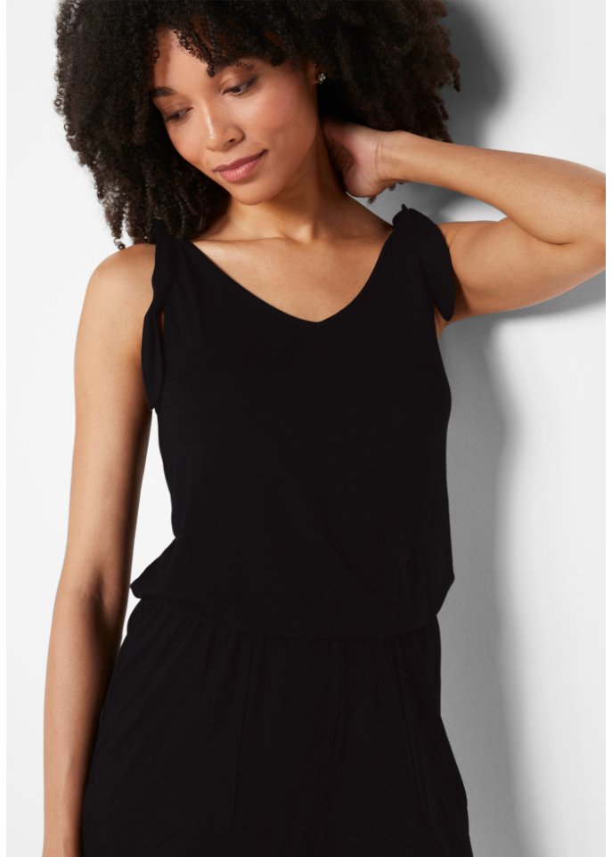 Jersey-Jumpsuit aus nachhaltiger Viskose