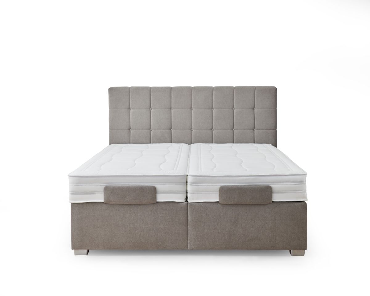 Oschmann Boxspringbett Ohio Ecru 180 x 200 cm