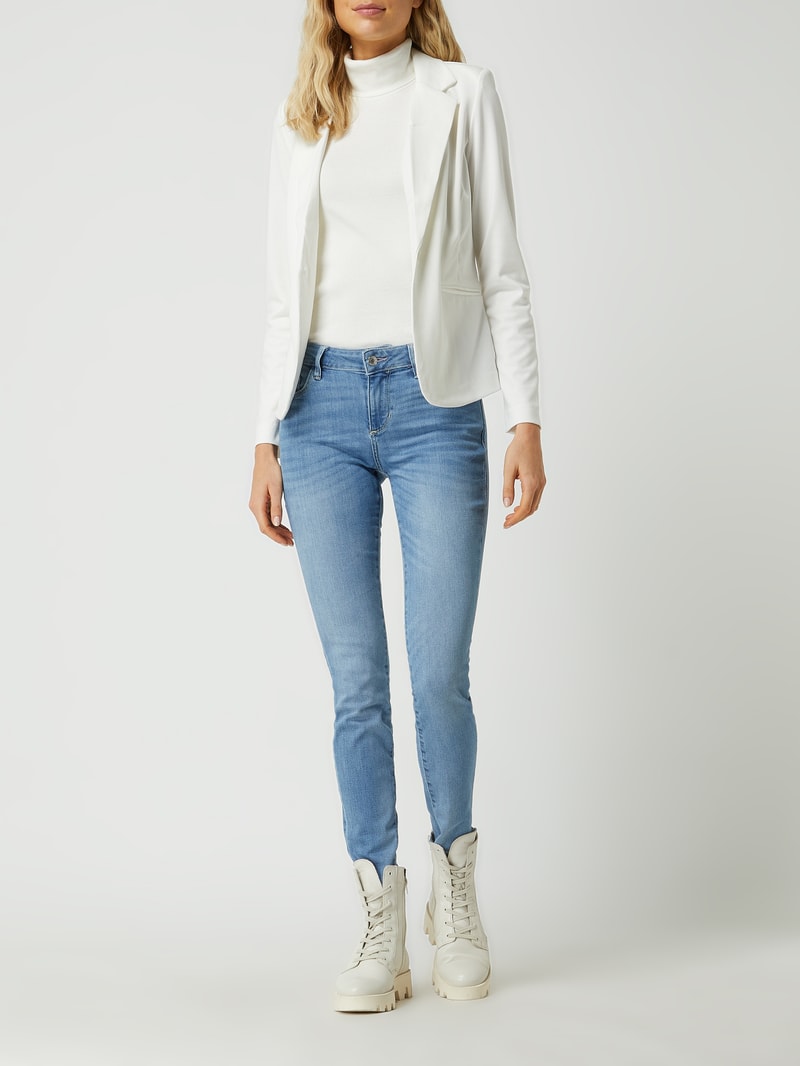 Blazer mit Reverskragen Modell 'Kate' in weiß
