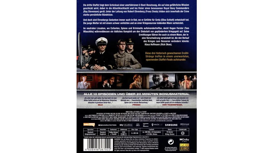 Das Boot - Staffel 3  [3 BRs]
