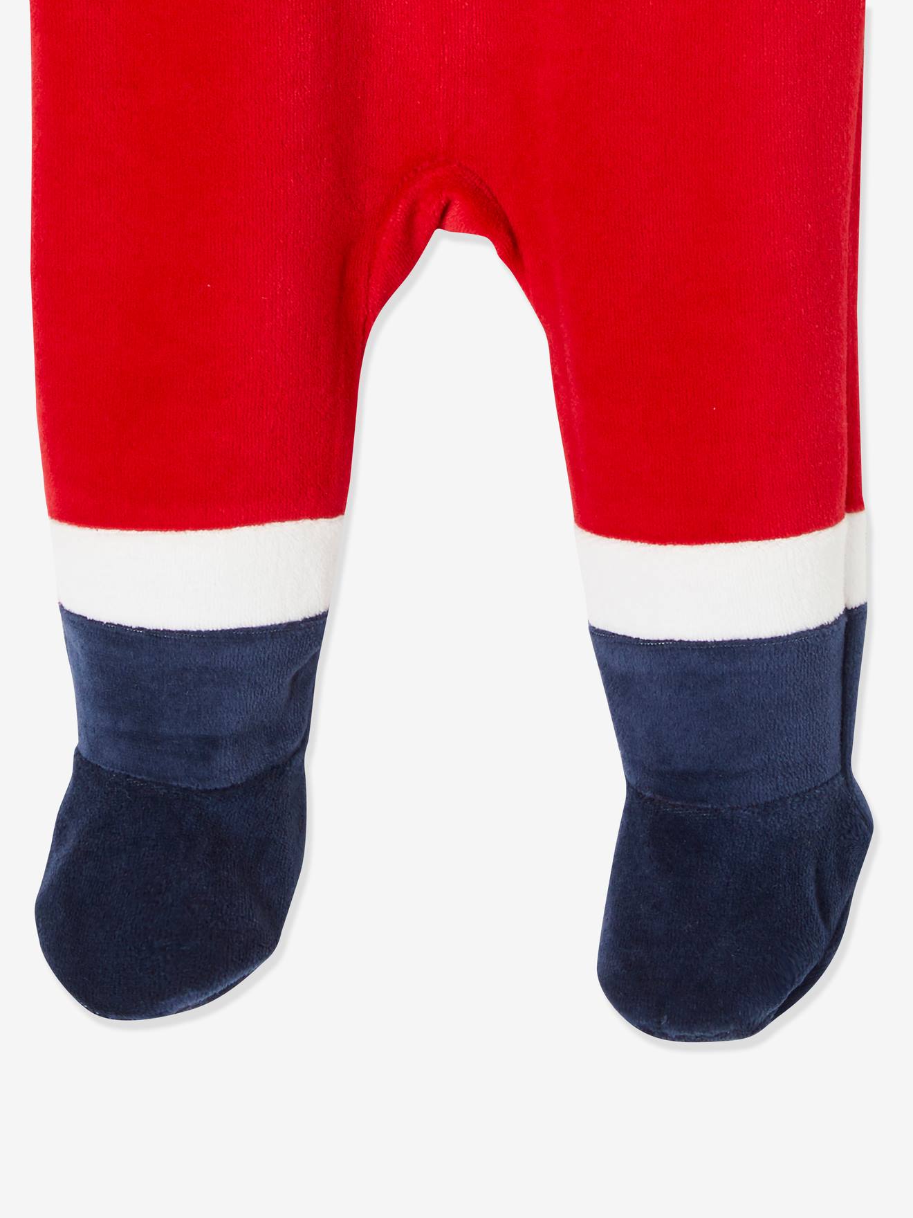 Vertbaudet Baby Weihnachts-Geschenkset: Strampler & Mütze - ziegel