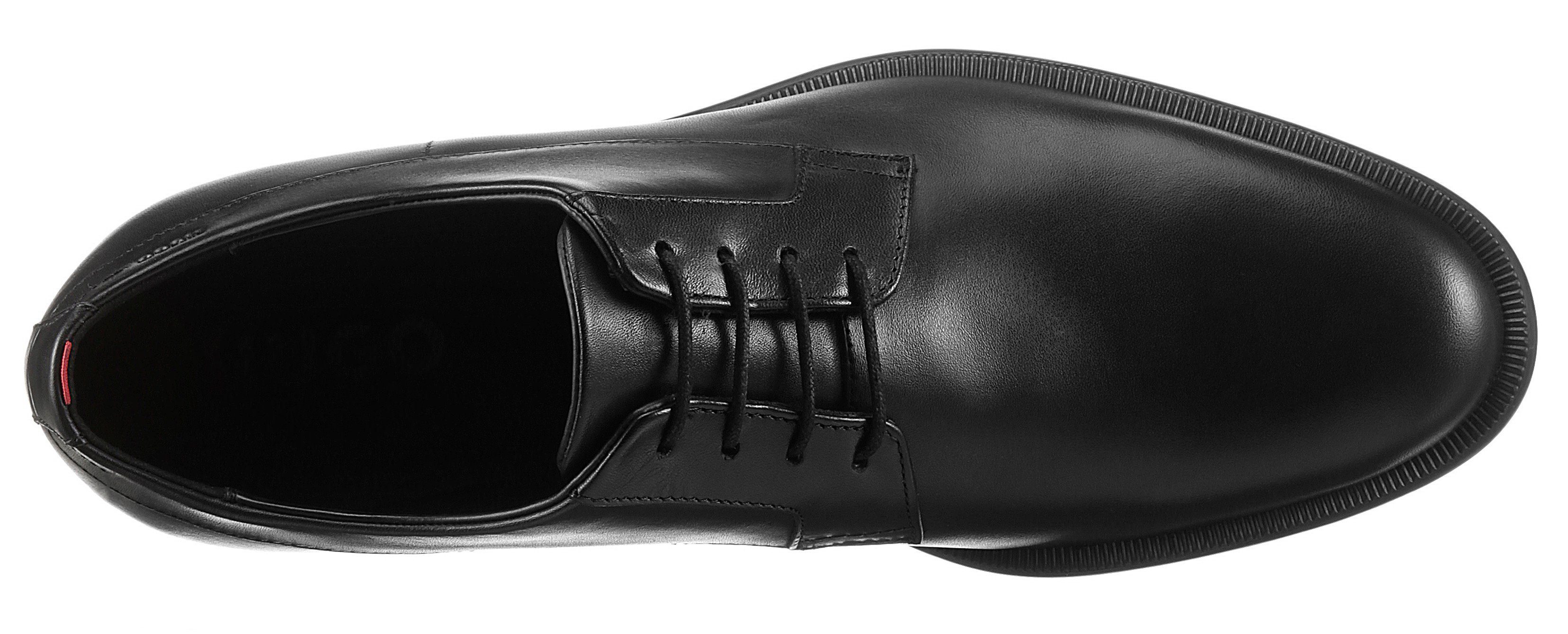 HUGO Kyron Derb Schnürschuh mit Lederlaufsohle und Gummibesatz