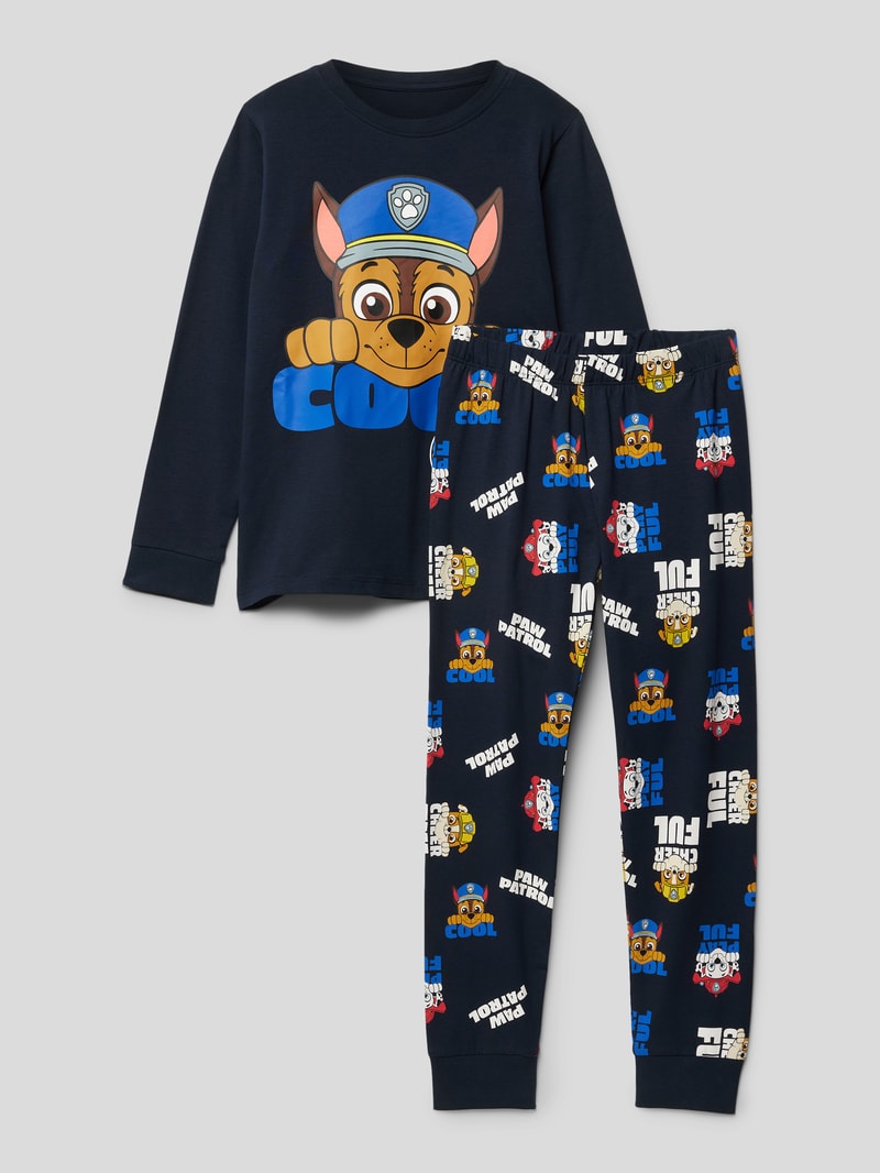 Pyjama mit Paw Patrol®-Prints in blau
