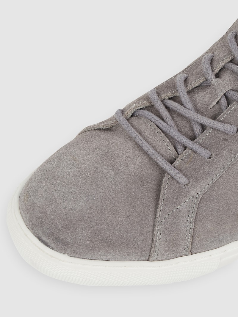 Sneaker aus Veloursleder Modell 'Galaxy' in hellgrau