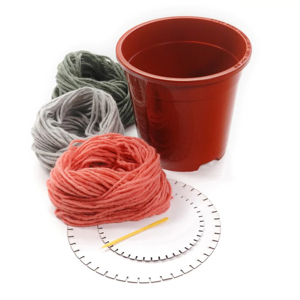 KNIT YOUR OWN PLANTER COVER KIT