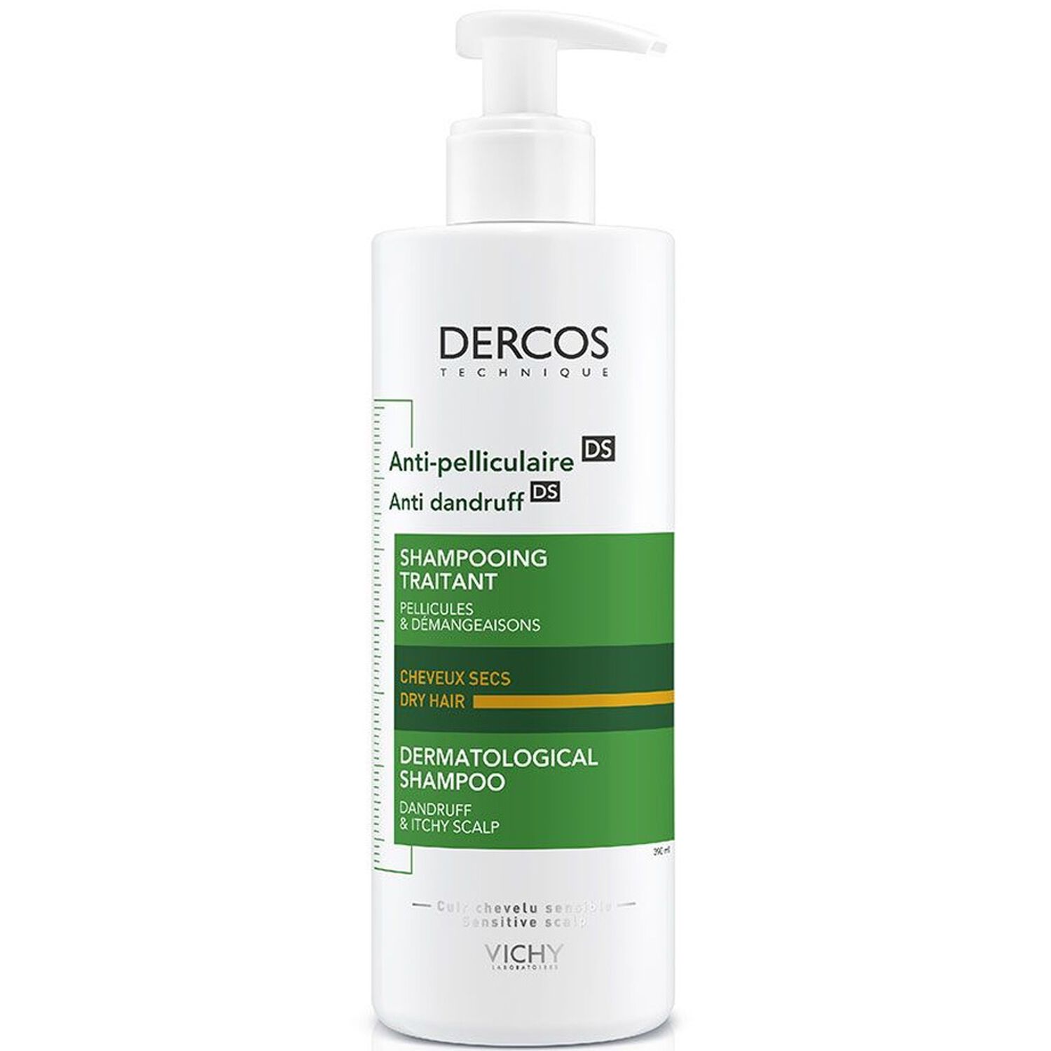 Vichy Dercos Technique Shampooing Anti-Pelliculaire Traitant Pellicules - Cheveux Secs