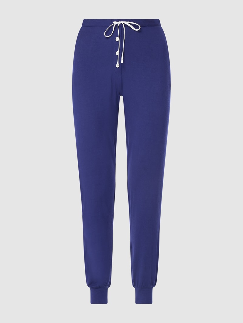 Pyjamahose aus Jersey in marineblau