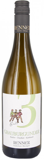 2022 Grauburgunder Kabinett trocken - Familien-Weingut Renner