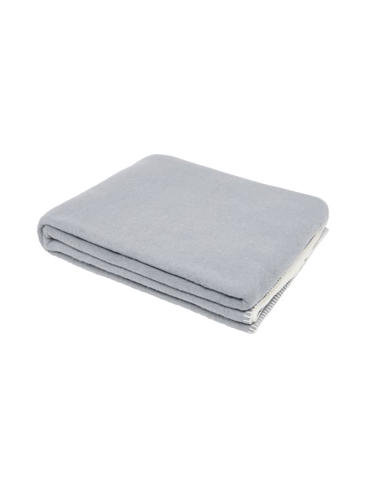 Sansibar Wohndecke Doubleface in Silber günstig kaufen 150x200 cm