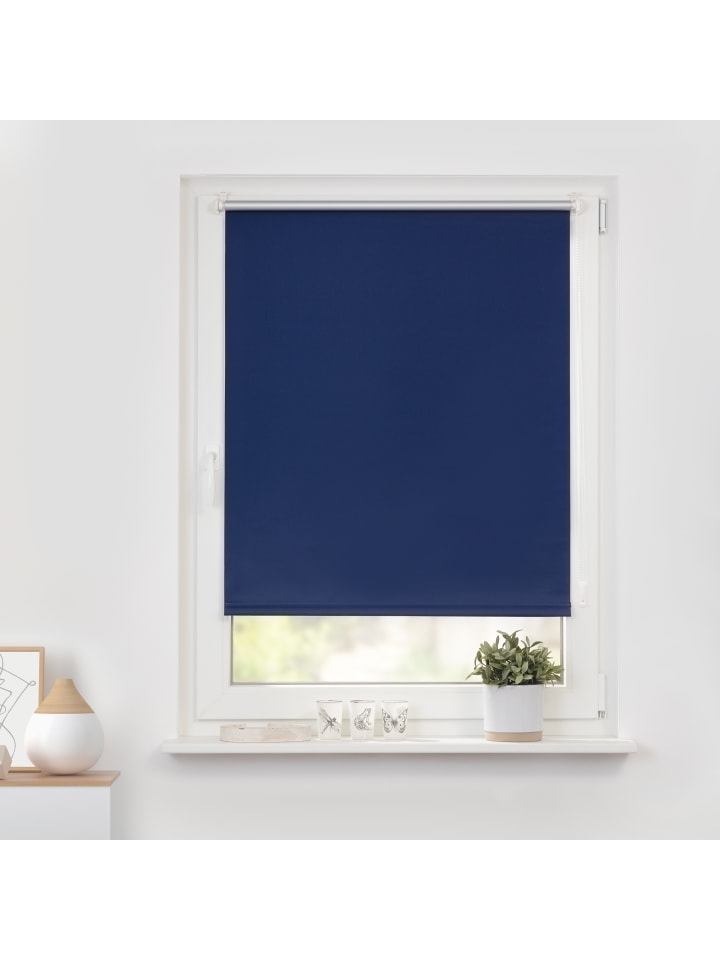Lichtblick Seitenzugrollo in Blau günstig kaufen