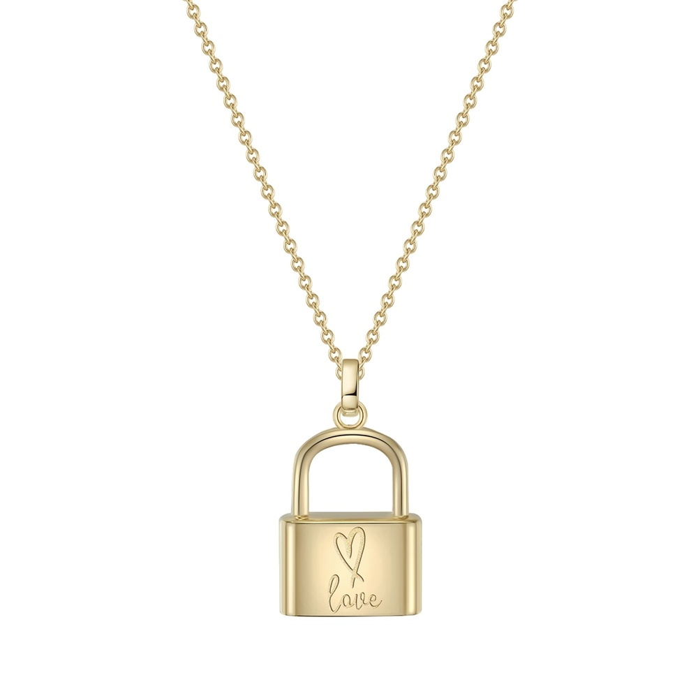 Glanzstücke München Collier en argent Château Argent sterling en Or jaune collier