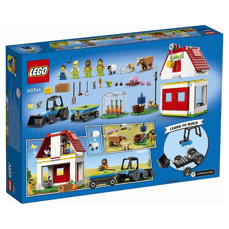 60346 La grange et les animaux de la ferme LEGO City