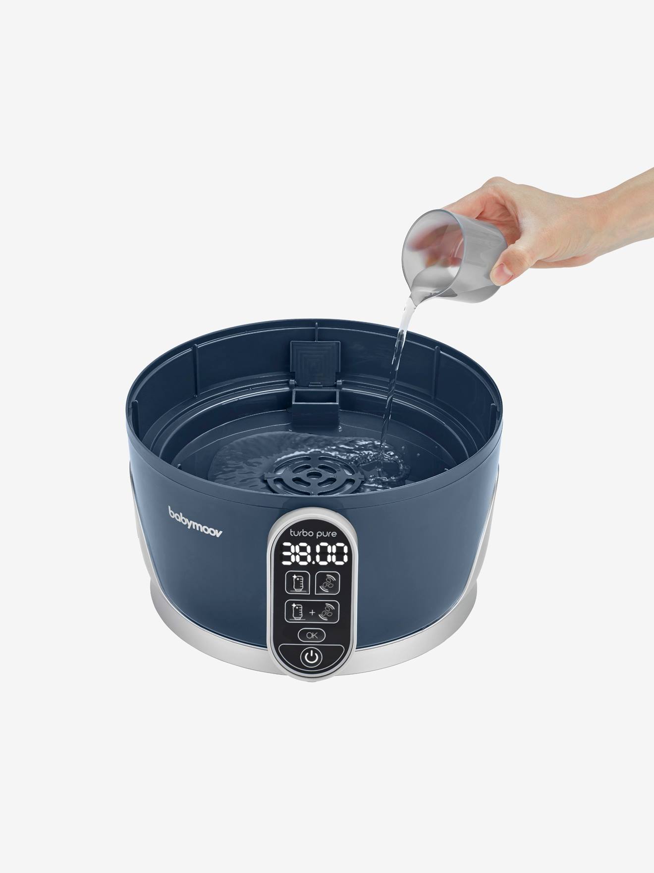 Stérilisateur et sèche-biberons électrique BABYMOOV Turbo Pure gris
