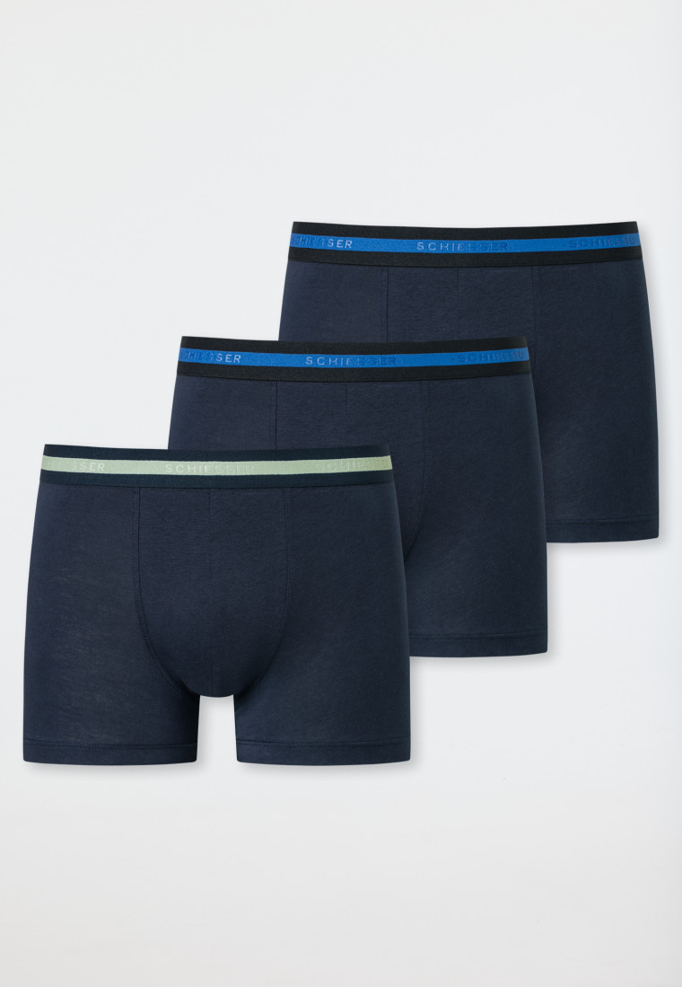 Shorts 3er Pack Organic Cotton dunkelblau - 95/5