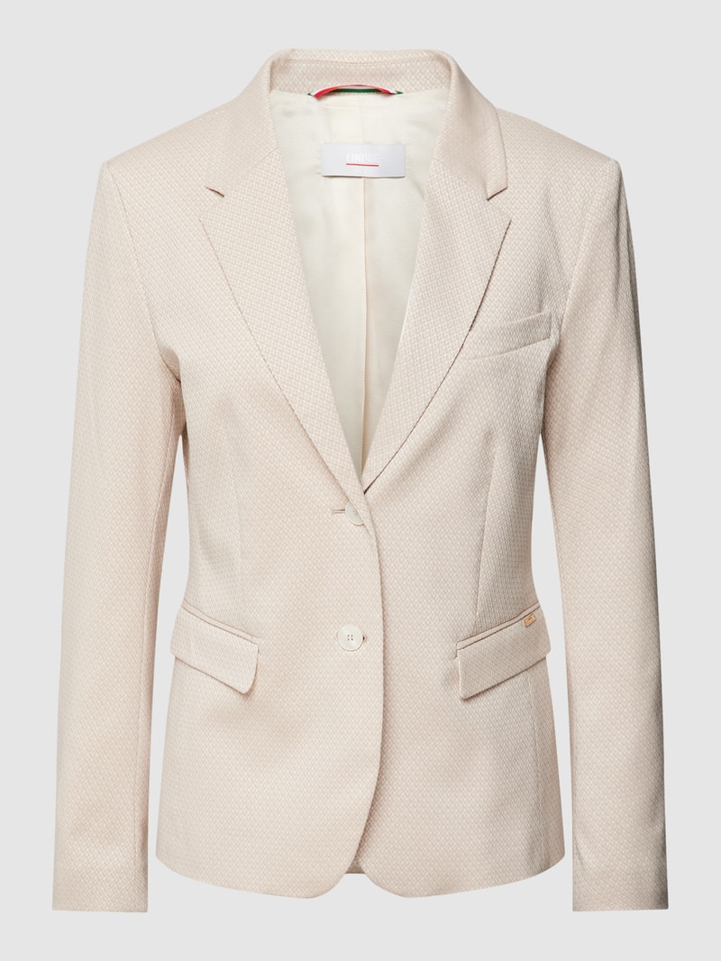Blazer mit Allover-Muster Modell 'LARNI' in sand
