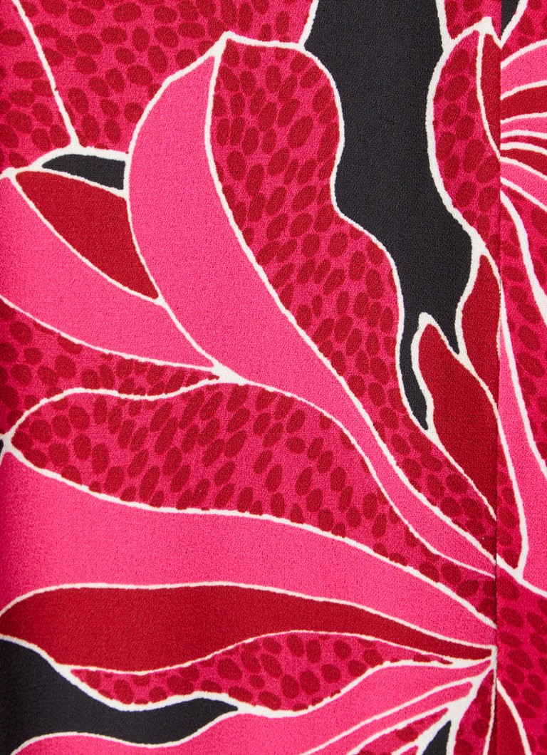 Abito chemisier midi a pieghe con stampa floreale di Hobbs