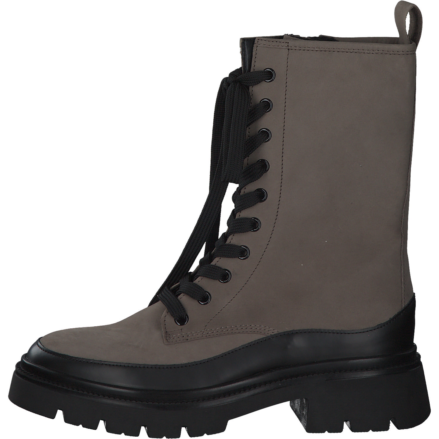 Gabor 91.831, Schnürstiefeletten, Damen, fango/schwarz