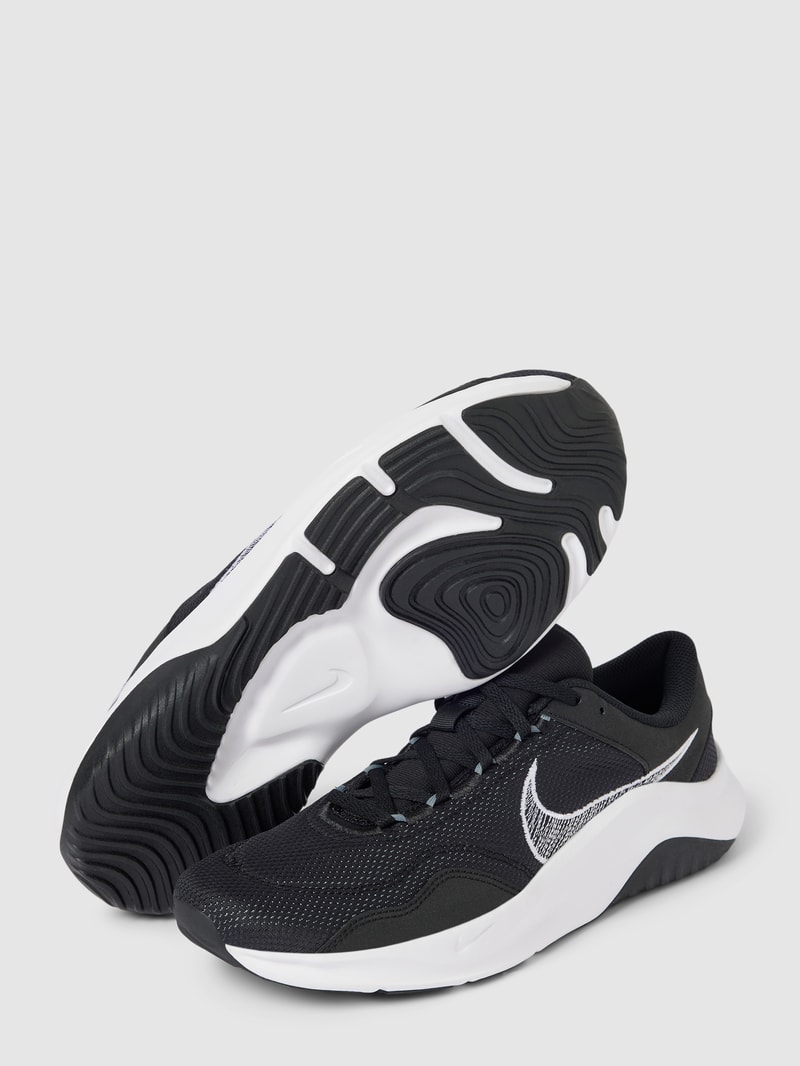 Sneaker mit Label-Details Modell 'Legend' in schwarz