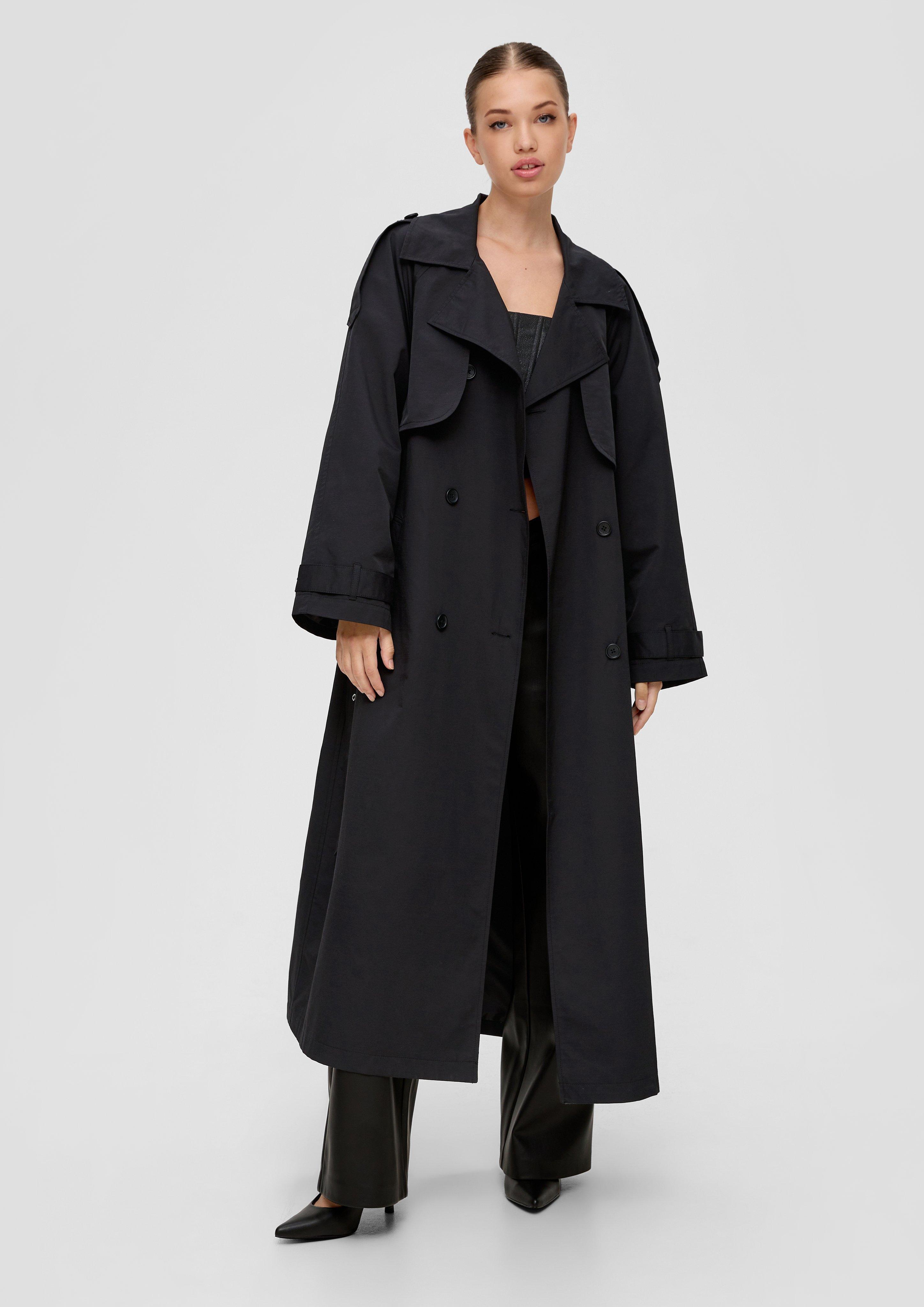 Trenchcoat mit Stoffgürtel | QS x ELIF  2135071-9999