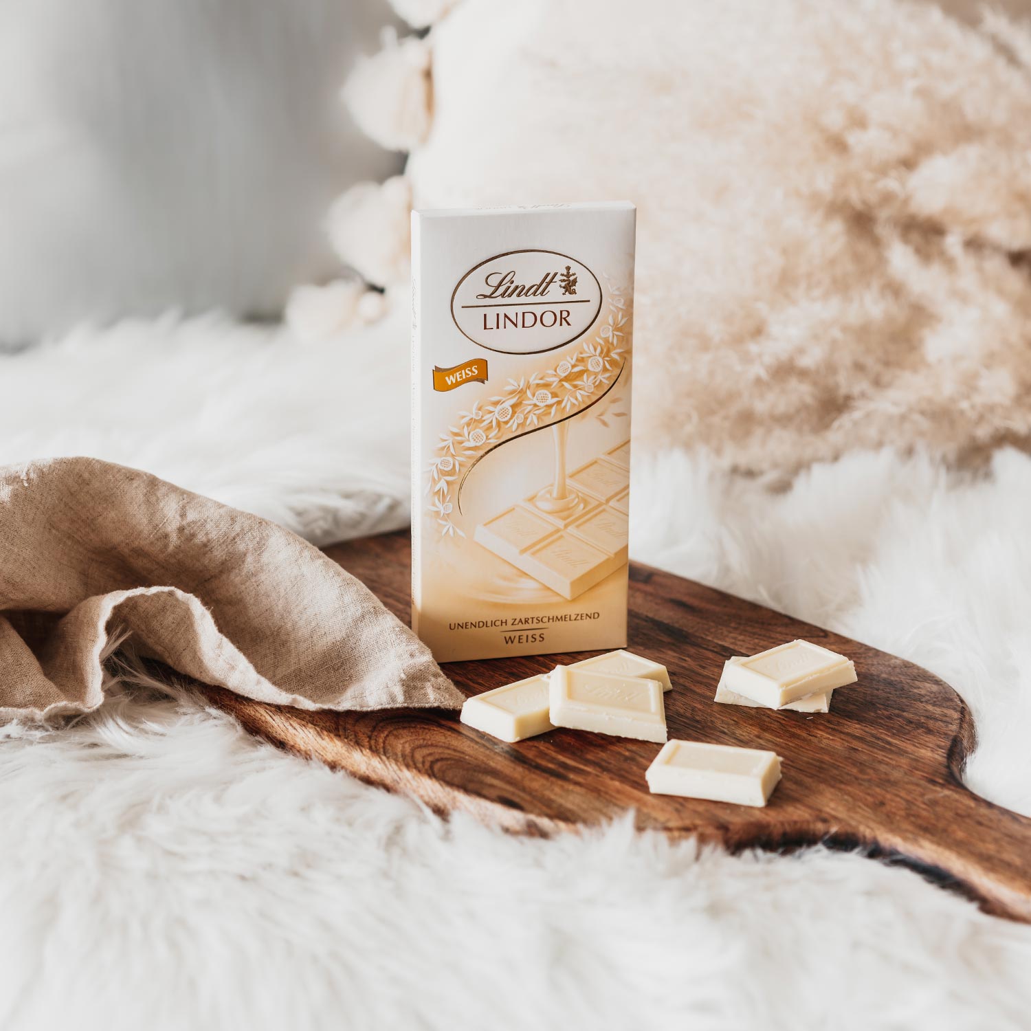 Lindt Lindor Weiße Schokolade Tafel 100g