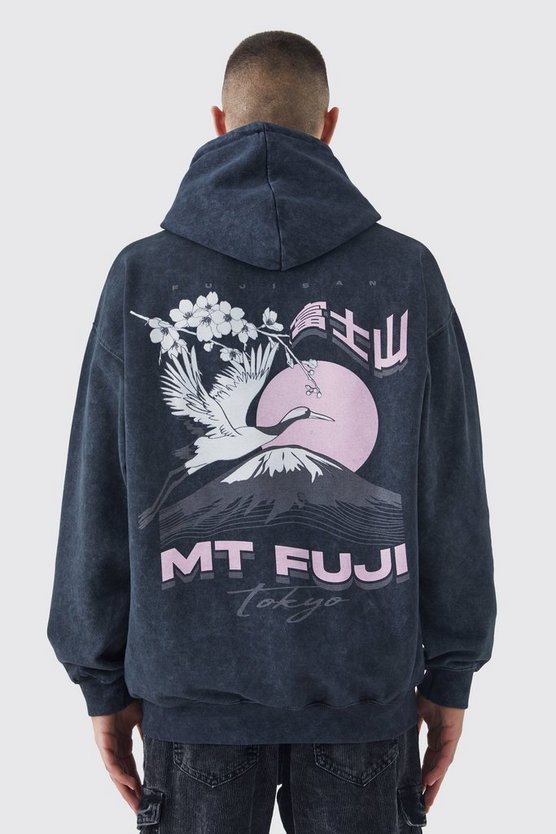 Oversize Hoodie mit Print