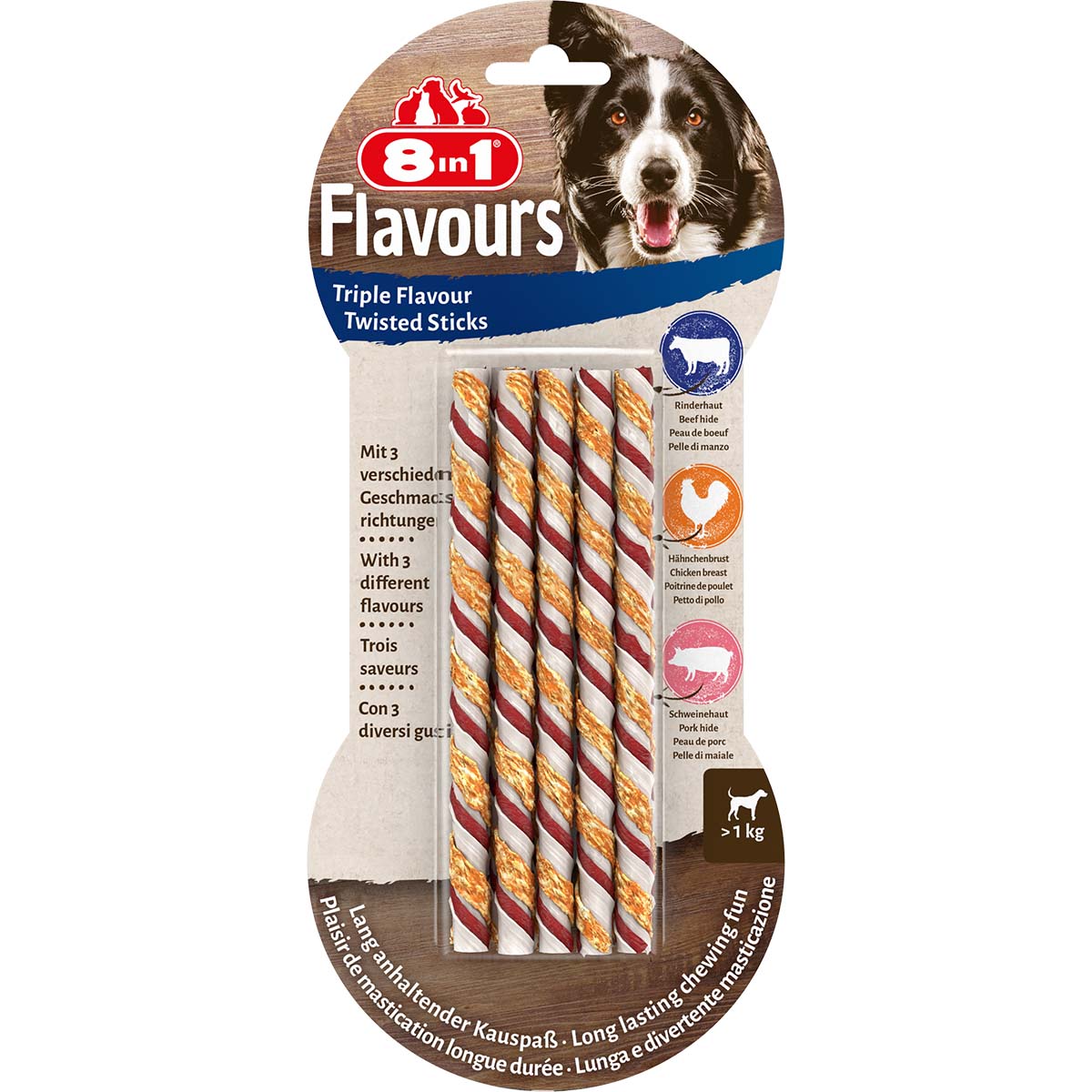 8in1 Triple Flavour Twisted Sticks günstig kaufen bei ZooRoyal