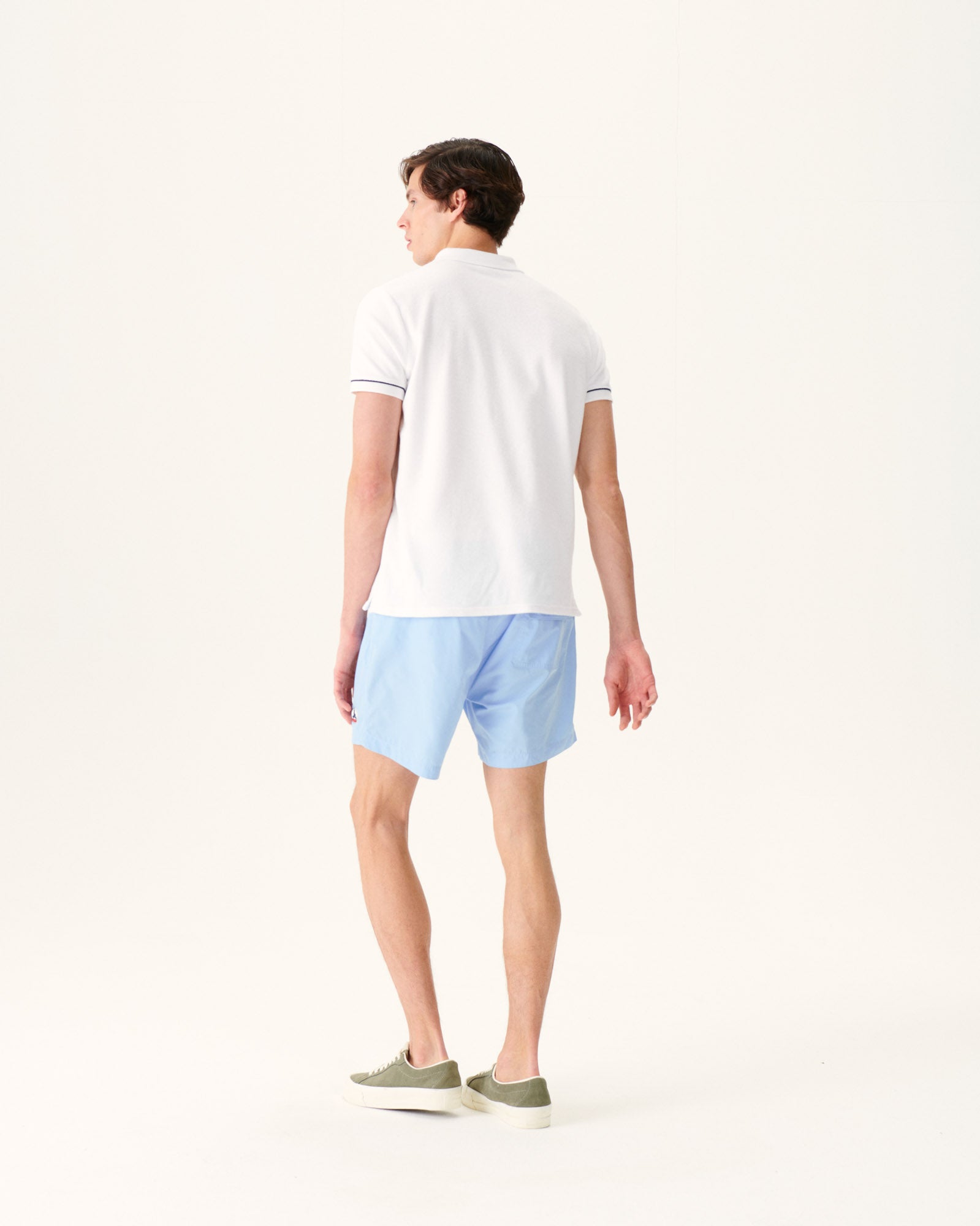 Polo éponge Blanc Neil