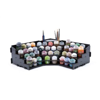 Black Paint Rack: Eck Farbregal Top (Citadel)
