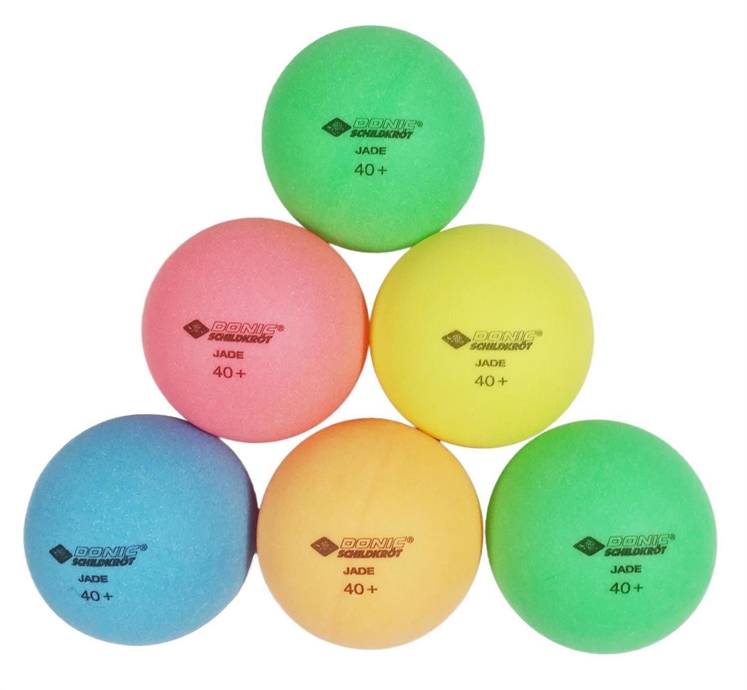 Donic-Schildkröt Tischtennisball Colour Popps 6 Stück bunt, Tischtennis Bälle Tischtennisball Ball Balls