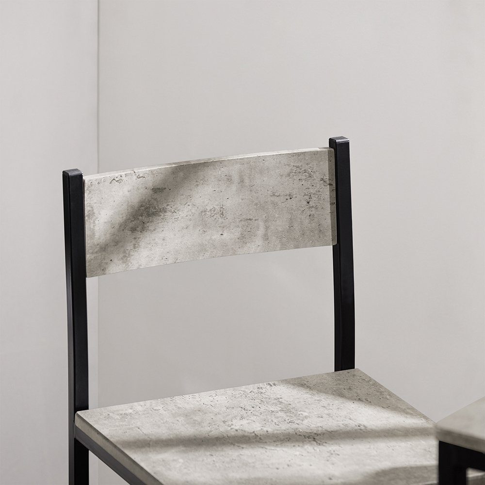 SoBuy Bartisch OGT03, Bartisch Set 3-teilig Esstisch Bistrotisch Balkonmöbel Bistromöbel