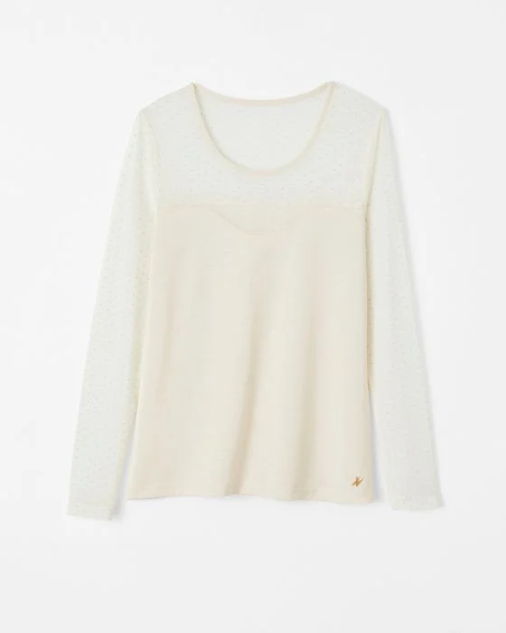 T-shirt tulle plumetis Thermolactyl