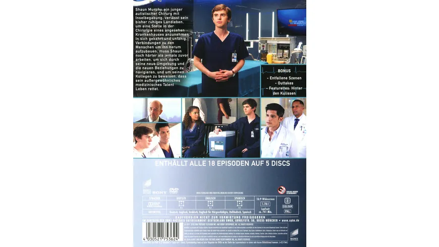 The Good Doctor - Die komplette erste Season  [5 DVDs]