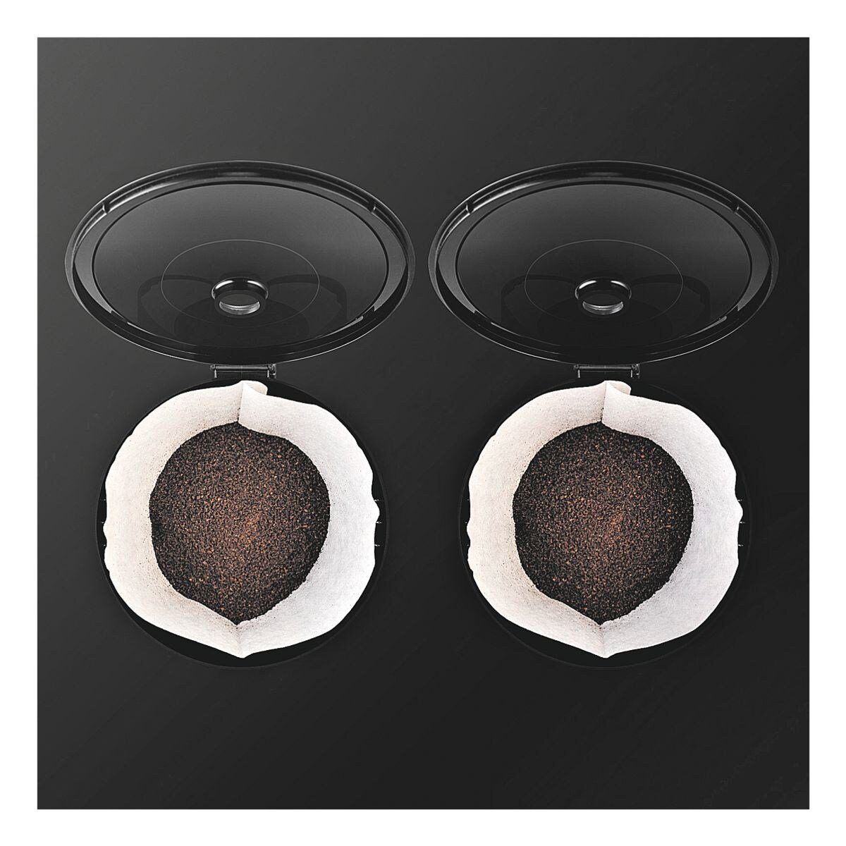 Krups Filterkaffeemaschine Duothek Thermo, Kaffeemaschine mit 2 Isolierkannen, bis 2x 8 Tassen