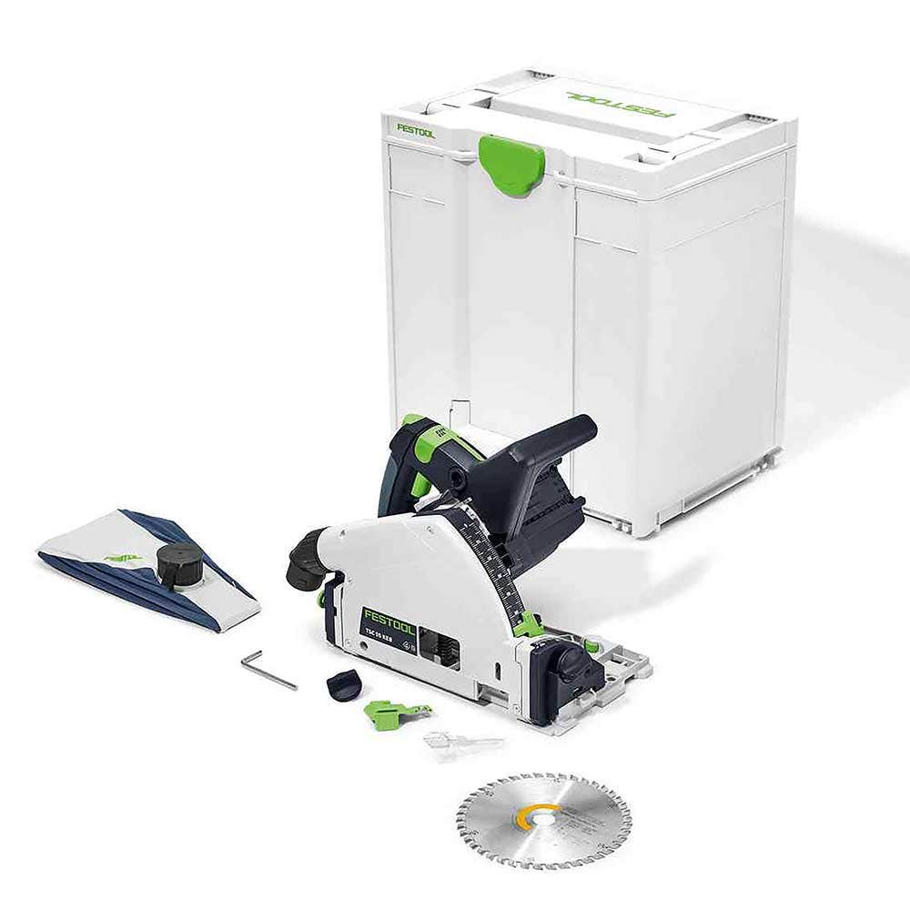 Serra de imersão sem escova FESTOOL 18V 160mm TSC 55K Basic 576712