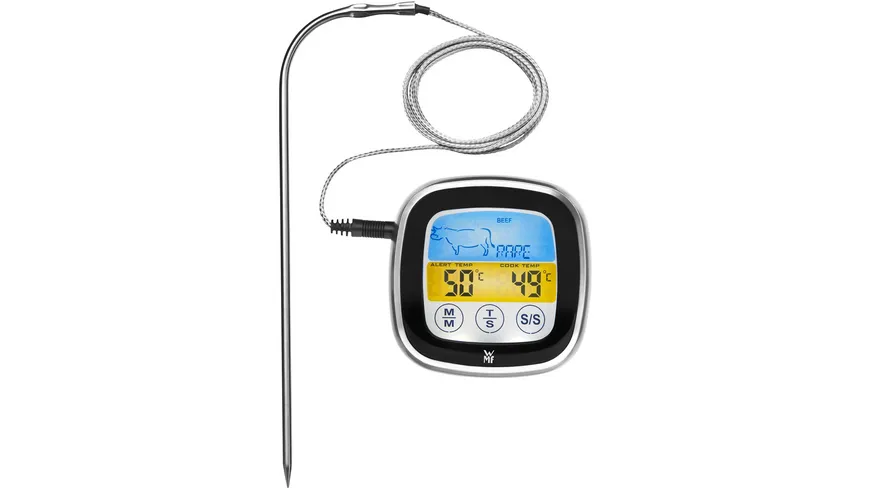 WMF Digitales Bratenthermometer BBQ Edelstahl