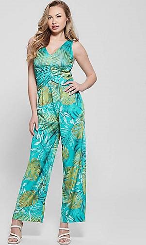 GUESS Damen Jumpsuit POPLIA OVERALL Slim Fit