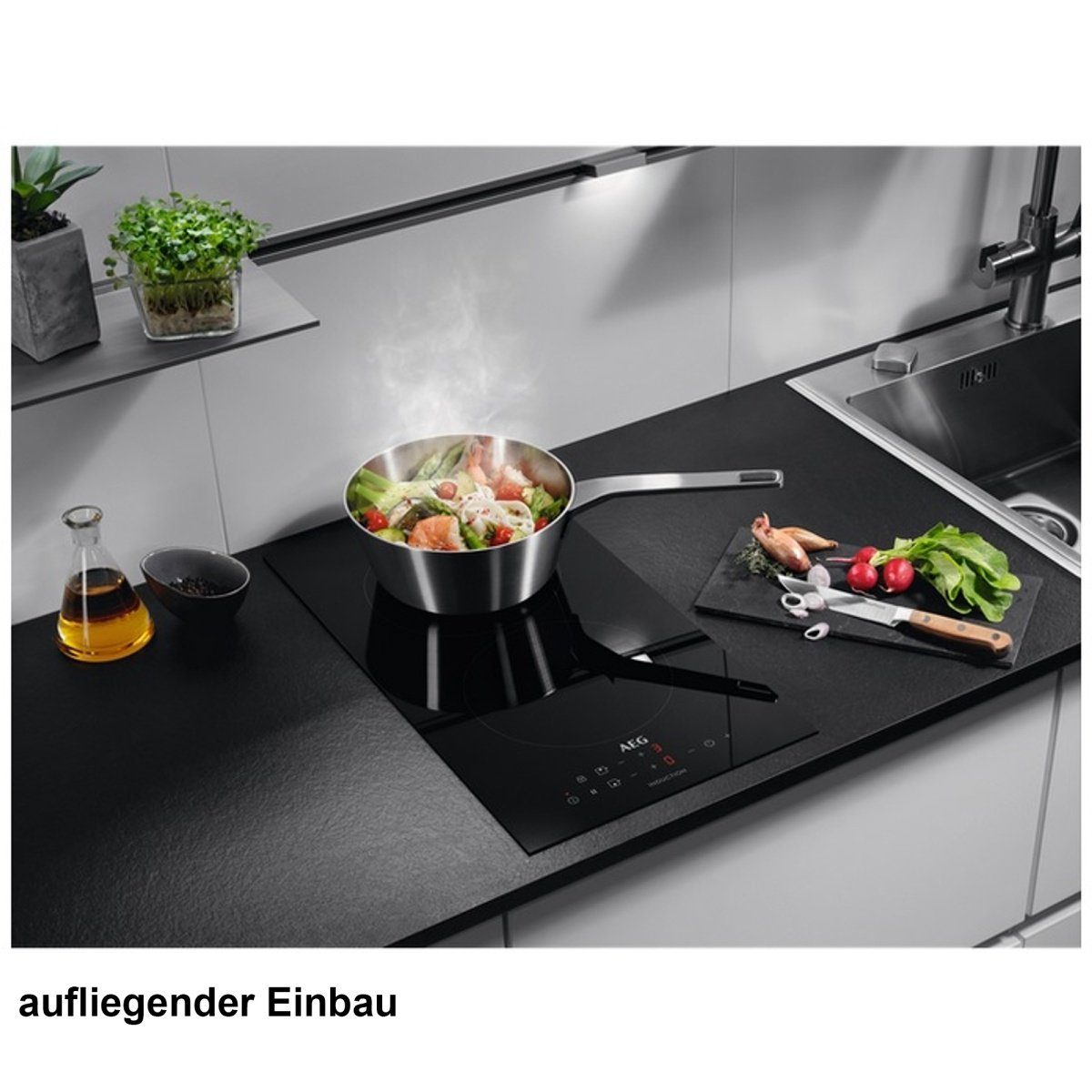 AEG Induktions-Kochfeld IKB32300CB, Power-Funktion