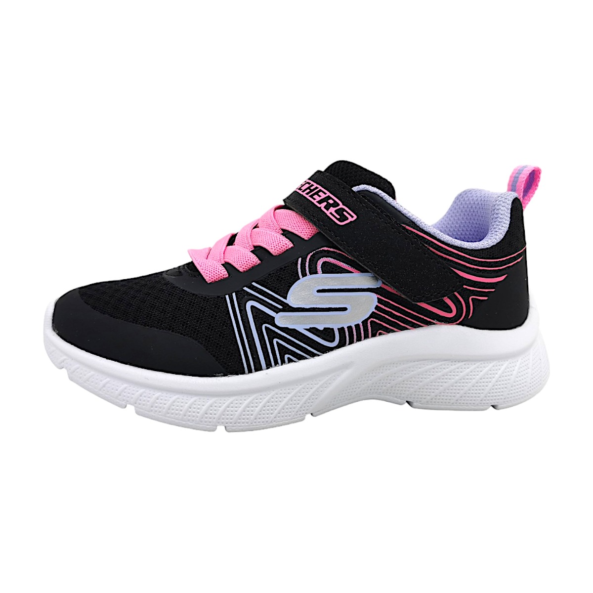 Skechers Microspec + Swirl Sweet 303535L Schwarz BKMT black/ multi