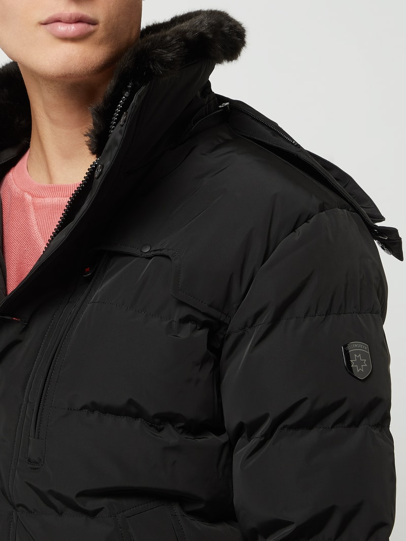 Starstream 382 Funktionsjacke mit abnehmbarer Kapuze in schwarz