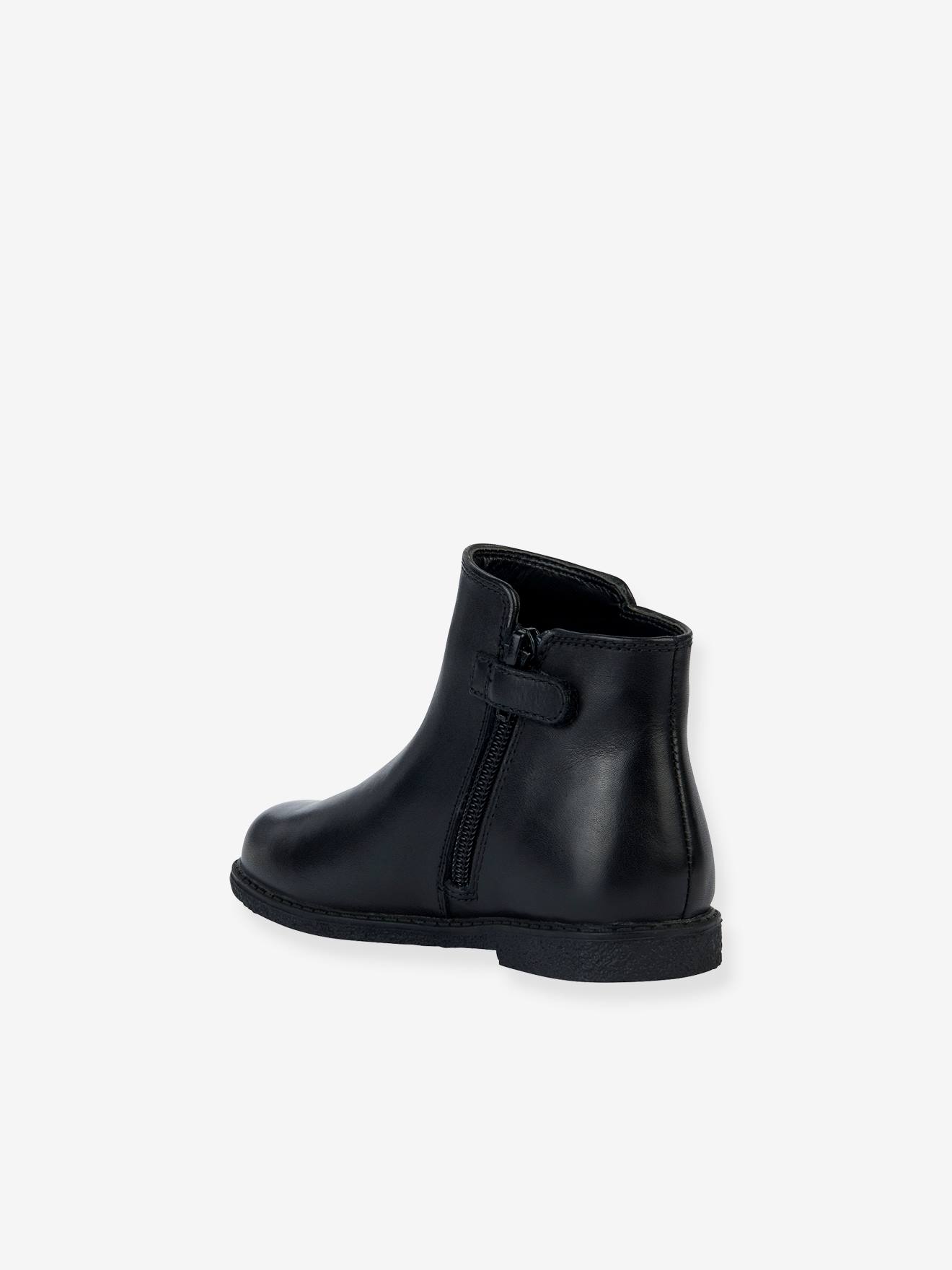Boots en cuir J Shawntel Fille GEOX® noir
