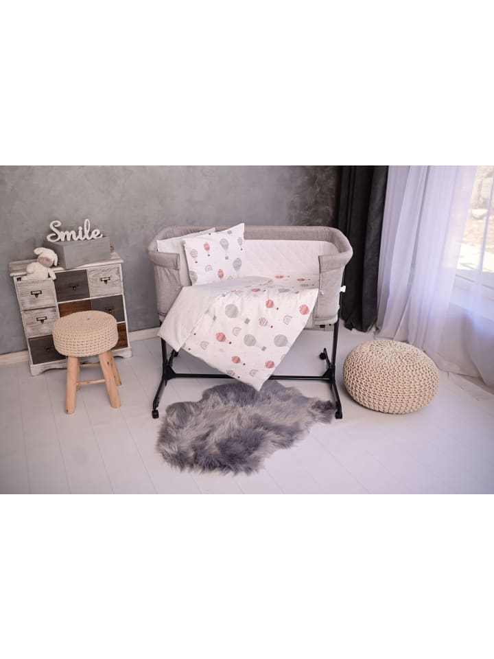 Lorelli Babybettwäsche-Set Eva in rosa günstig kaufen onesize