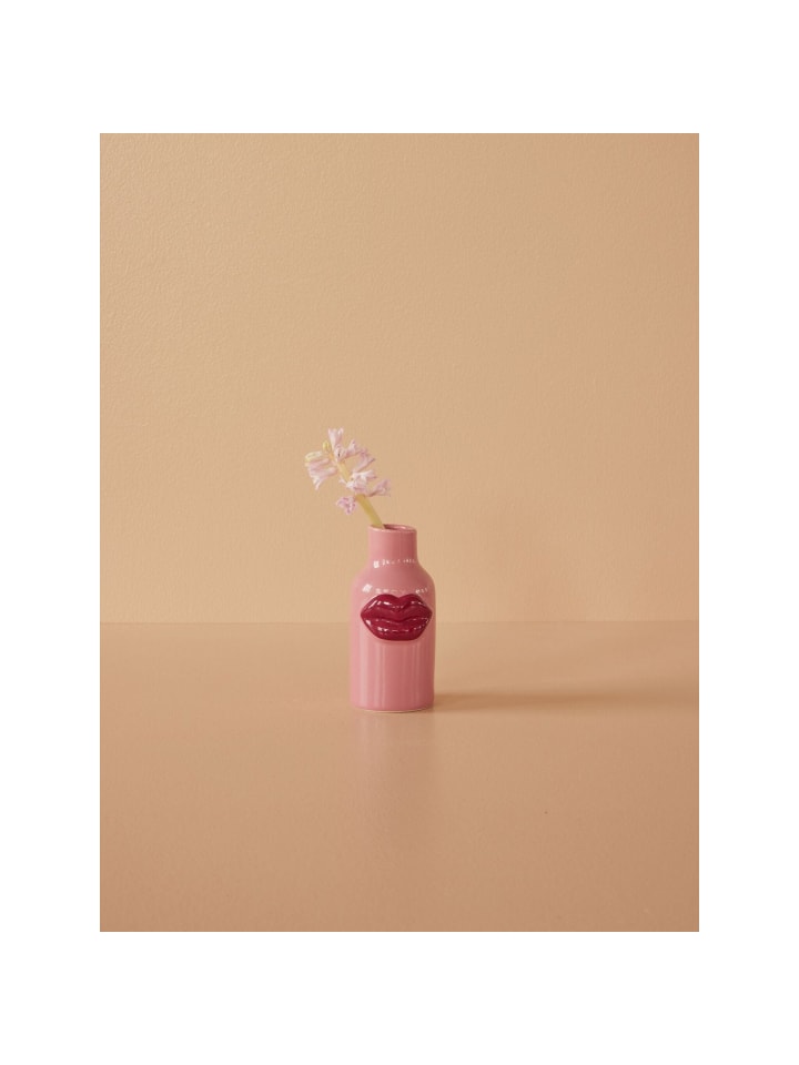 Rice Kleine Keramik Vase Lipstick in pink günstig kaufen onesize