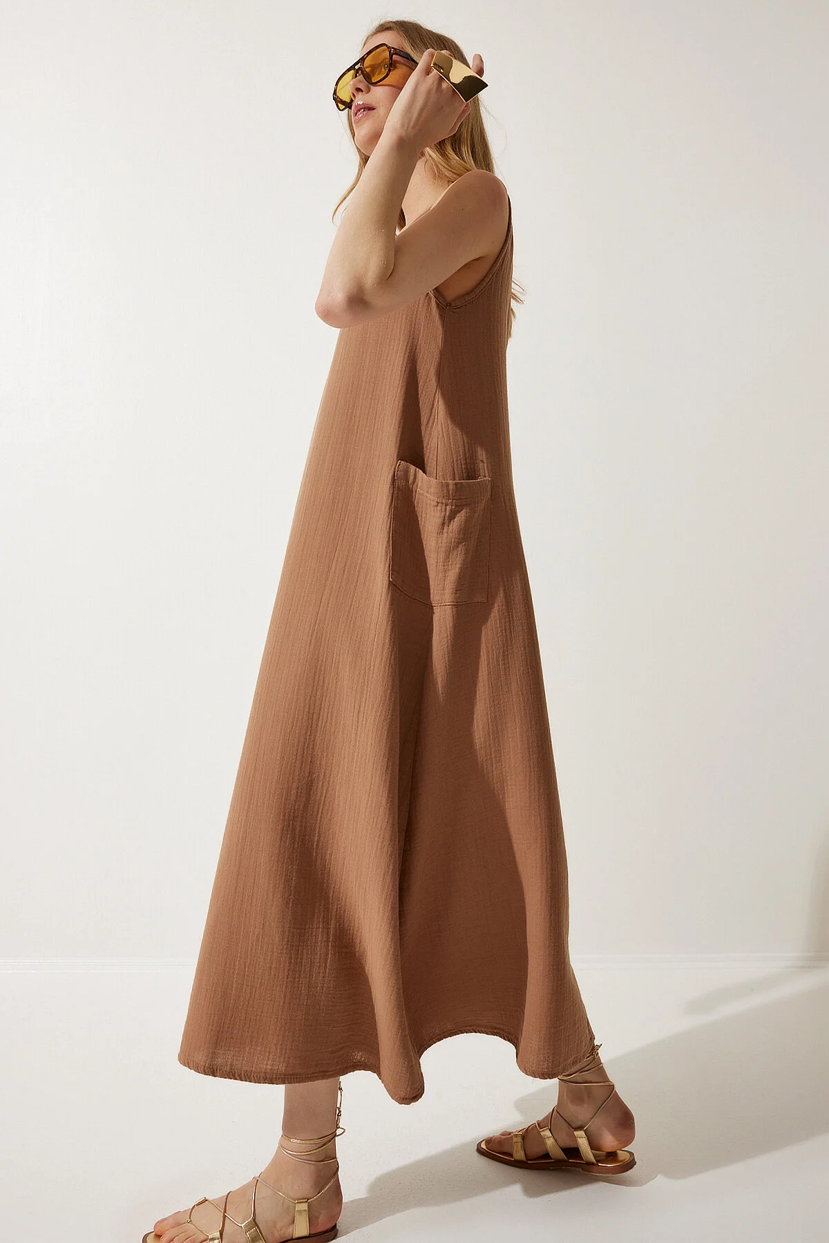 Happiness İstanbul  Kleid - Dunkelblau - A-Linie