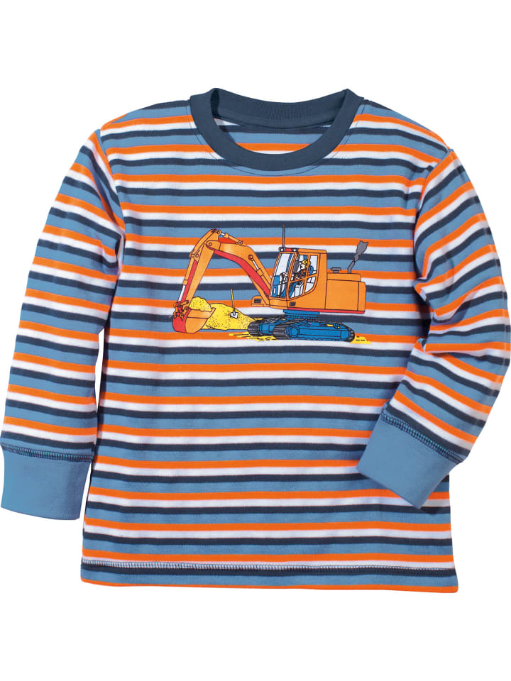 Erwin Müller Interlock-Jersey Kinder-Schlafanzug 2er-Pack in rauchblau/marine günstig kaufen