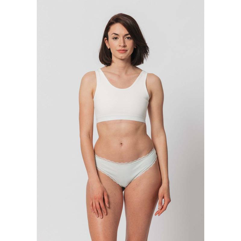 Snocks Tangas mit Spitze aus Bio-Baumwolle Unterhose Damen