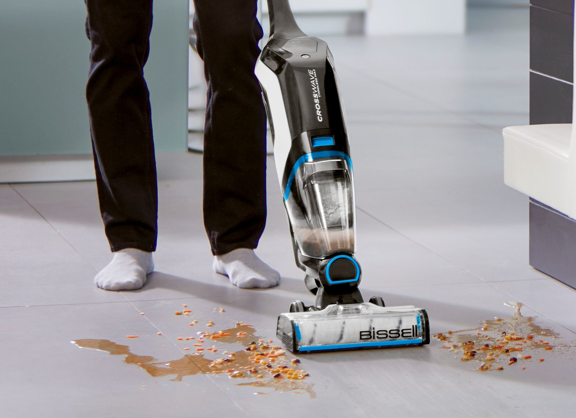 Bissell Nass-Trocken-Sauger BISSELL CrossWave Cordless MAX 2767N, 200 W, beutellos