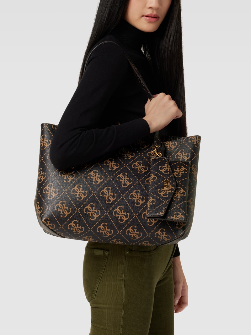Tote Bag mit herausnehmbarer Innentasche Modell 'ECO' in haselnuss braun