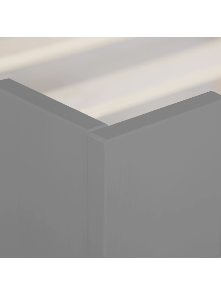 Homestyle4u Holzbett 90x200 mit Lattenrost in Grau günstig kaufen
